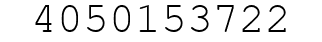 Number 4050153722.
