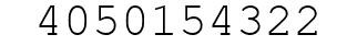Number 4050154322.
