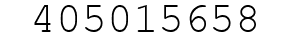 Number 405015658.