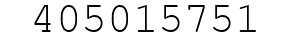 Number 405015751.