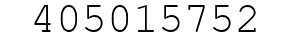 Number 405015752.