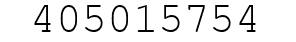 Number 405015754.