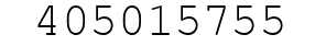 Number 405015755.