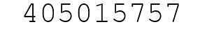Number 405015757.