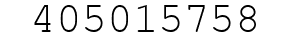 Number 405015758.