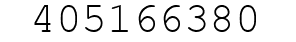 Number 405166380.