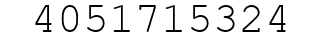 Number 4051715324.