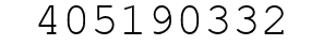Number 405190332.