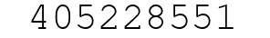 Number 405228551.