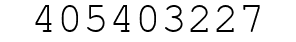 Number 405403227.