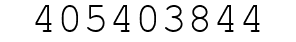 Number 405403844.
