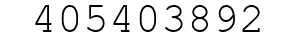 Number 405403892.