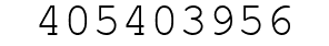 Number 405403956.
