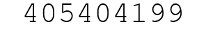 Number 405404199.