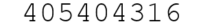Number 405404316.