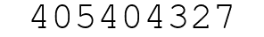 Number 405404327.
