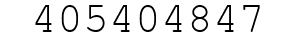Number 405404847.