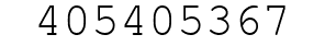 Number 405405367.