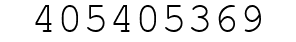 Number 405405369.