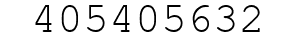 Number 405405632.
