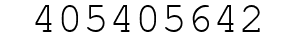 Number 405405642.