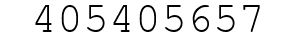 Number 405405657.