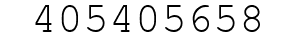 Number 405405658.