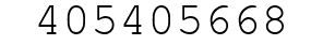 Number 405405668.