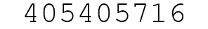 Number 405405716.