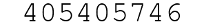 Number 405405746.