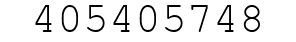 Number 405405748.