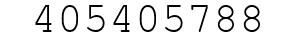 Number 405405788.