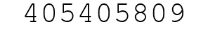 Number 405405809.