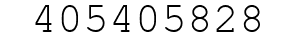 Number 405405828.