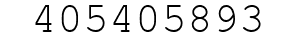Number 405405893.