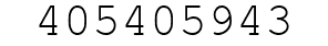 Number 405405943.