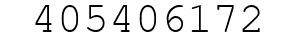 Number 405406172.