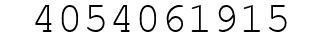 Number 4054061915.