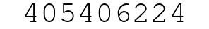 Number 405406224.