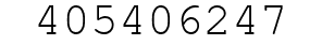 Number 405406247.