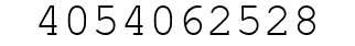 Number 4054062528.