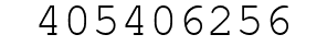 Number 405406256.