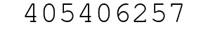 Number 405406257.
