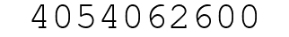 Number 4054062600.