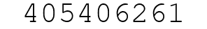 Number 405406261.