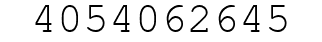Number 4054062645.