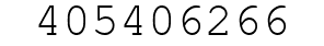 Number 405406266.