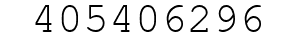 Number 405406296.