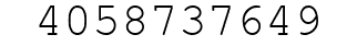 Number 4058737649.