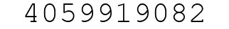Number 4059919082.